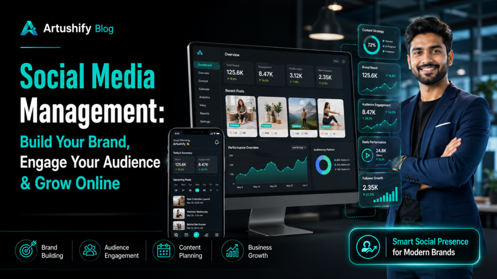 Social Media Management: Build Your Brand, Engage Your Audience & Grow Online